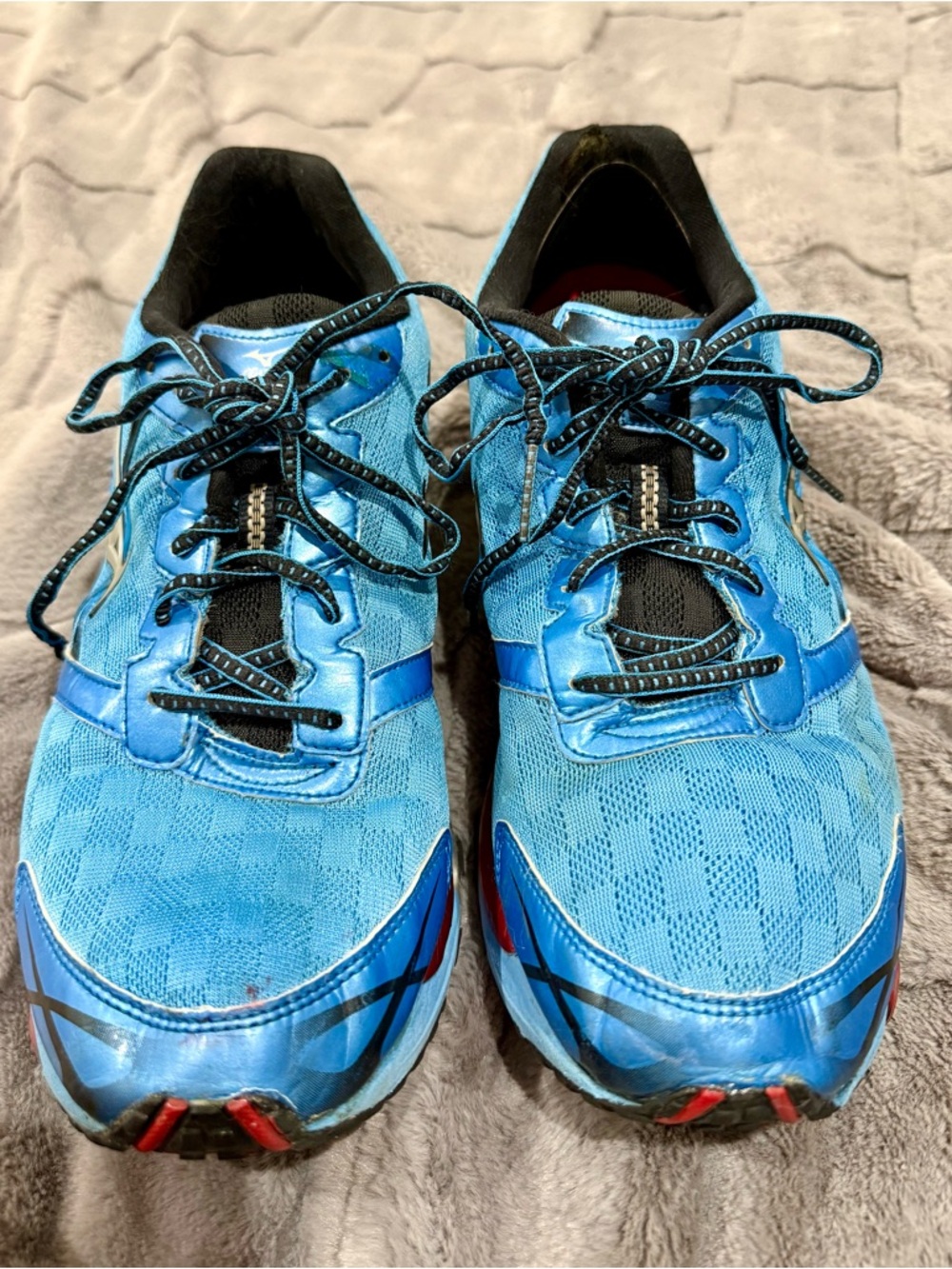 Mizuno Wave Prophecy 2 Blue Red Men's Running Shoes Size 11 - Picture 6 of 10